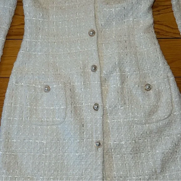 NWOT SAU LEE AUDREY DRESS IN IVORY - Picture 7 of 9